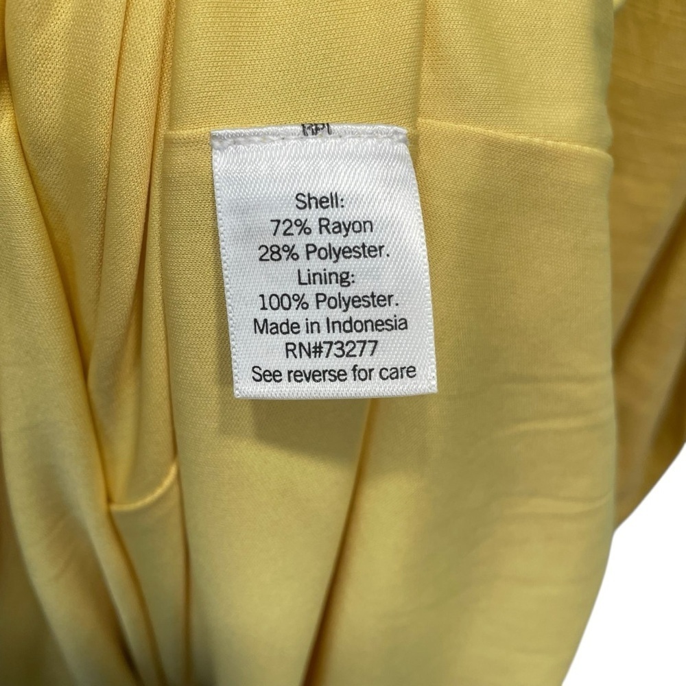 Nine West Tiered Peasant Maxi Dress Sierra Olive Yellow XXL NWOT - Picture 6 of 8